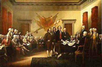 Принятие Декларации Независимости США